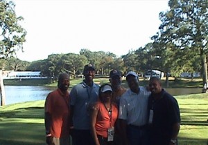 VIP Client Picture in front of the 2nd Tee Box 